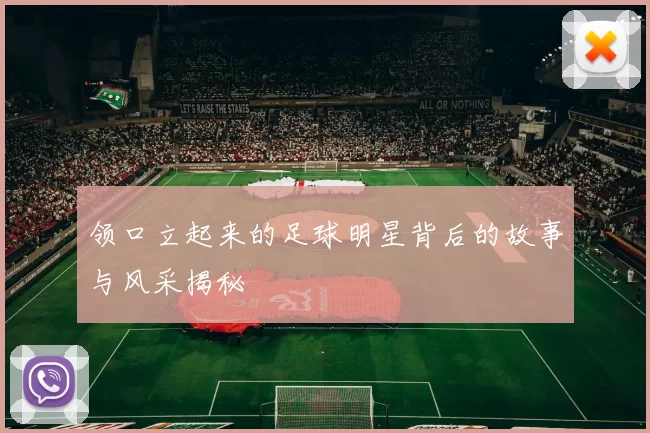 领口立起来的足球明星背后的故事与风采揭秘
