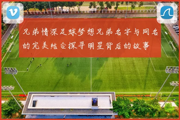 兄弟情深足球梦想兄弟名字与网名的完美结合探寻明星背后的故事